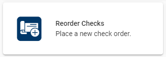 Reorder Checks
